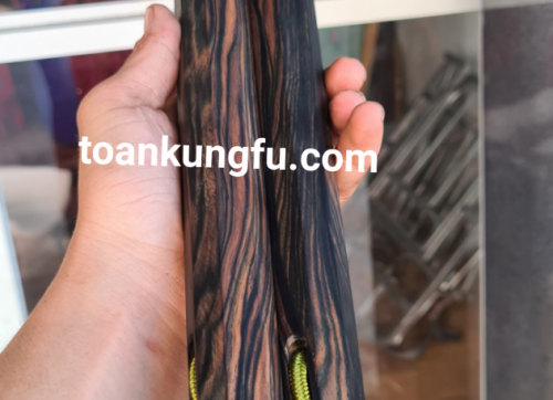 CÔN NHỊ KHÚC GỖ CẨM THI 8 CẠNH DÂY DÙ
