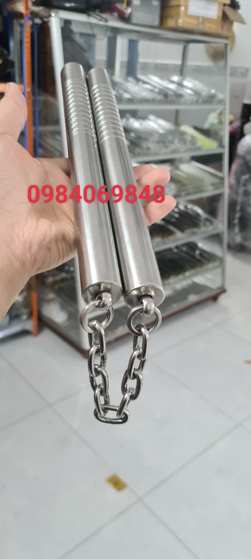 CÔN NHỊ KHÚC INOX THỰC CHIẾN 450gam